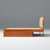 Eleganz Sheesham Wood Bed with Drawer Storage in Maharani Colour