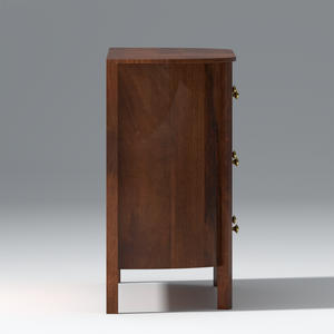 Allure Mango wood 6 Drawer Dresser In Light Walnut Color