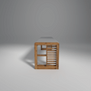 Garten Acacia Wood Dining Table with Natural Finish
