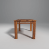 Axel Sheesham Wood Dining Table Set (6 seater) In Light Honey