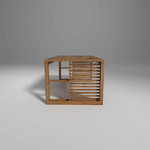 Garten Acacia Wood Dining Table with Natural Finish