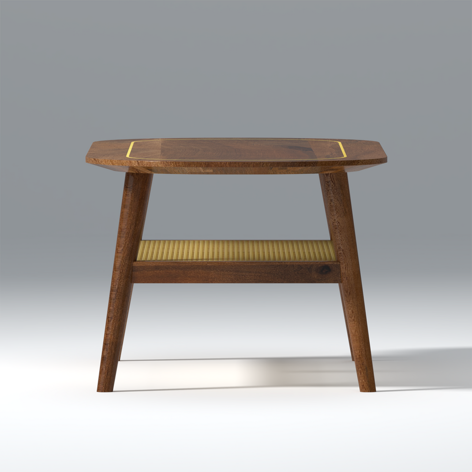 Aroma Sheesham Wood Coffee Table in Walnut Colour