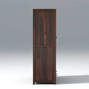Aurora Three Door Sheesham Wood Wardrobe in Walnut Colour