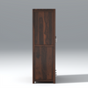 Aurora Three Door Sheesham Wood Wardrobe in Walnut Colour