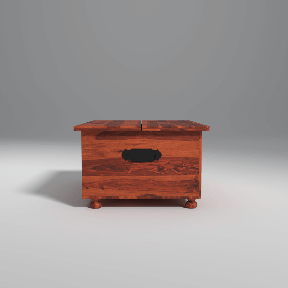 Birch Trunk In Reddish Rosewood With 8 Drawers