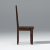 Jali Mango And Acacia Wood Chair Set of Two In Light Honey Finish