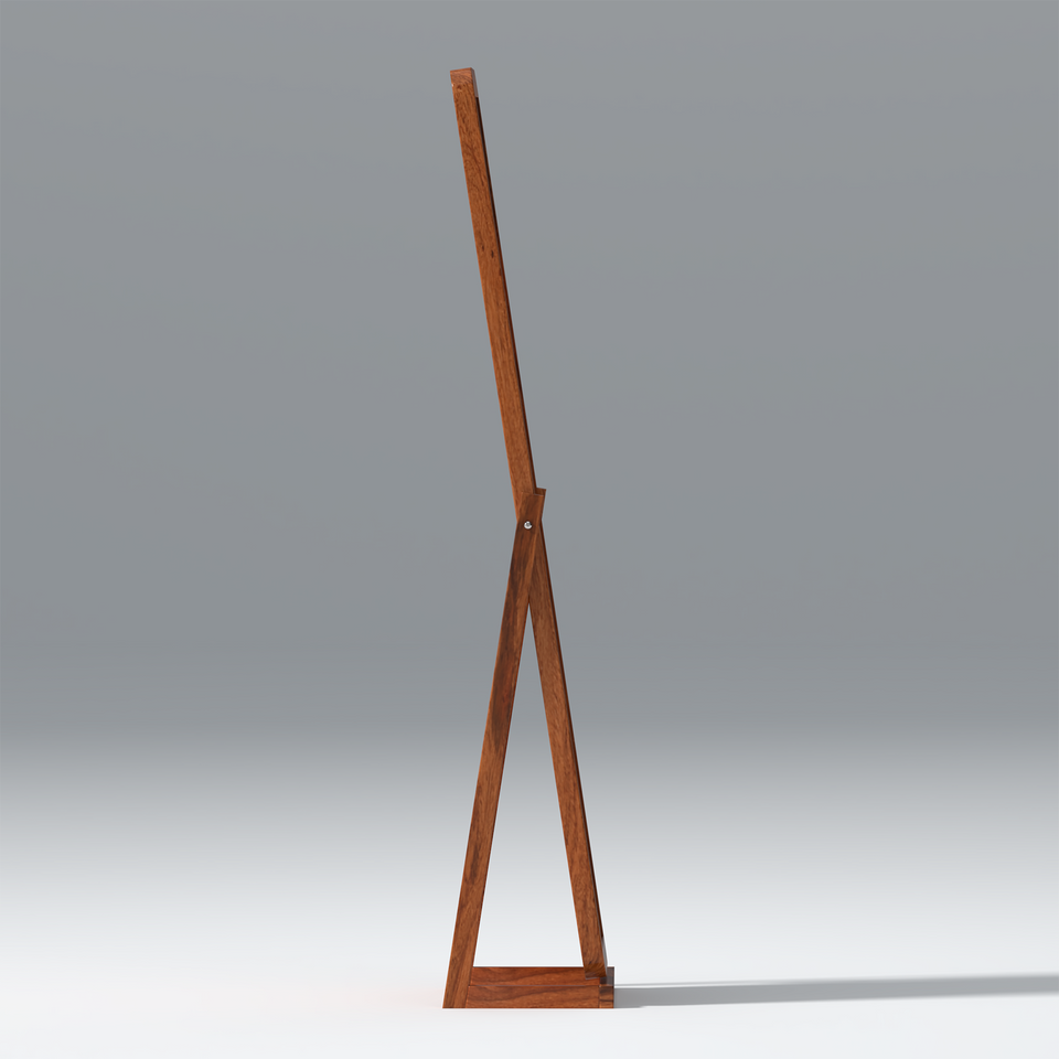 Dusk Sheesham Wood Mirror Frame in Honey Brown Color