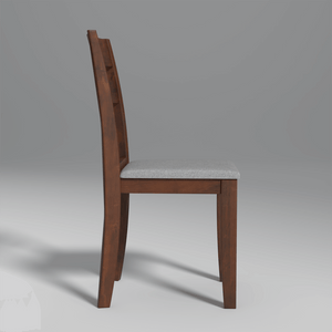 Redzepi Mango Wood Set of 2 Chair In Walnut