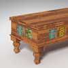 Keller Sheesham Wood Bench In Reddish Rosewood Finish