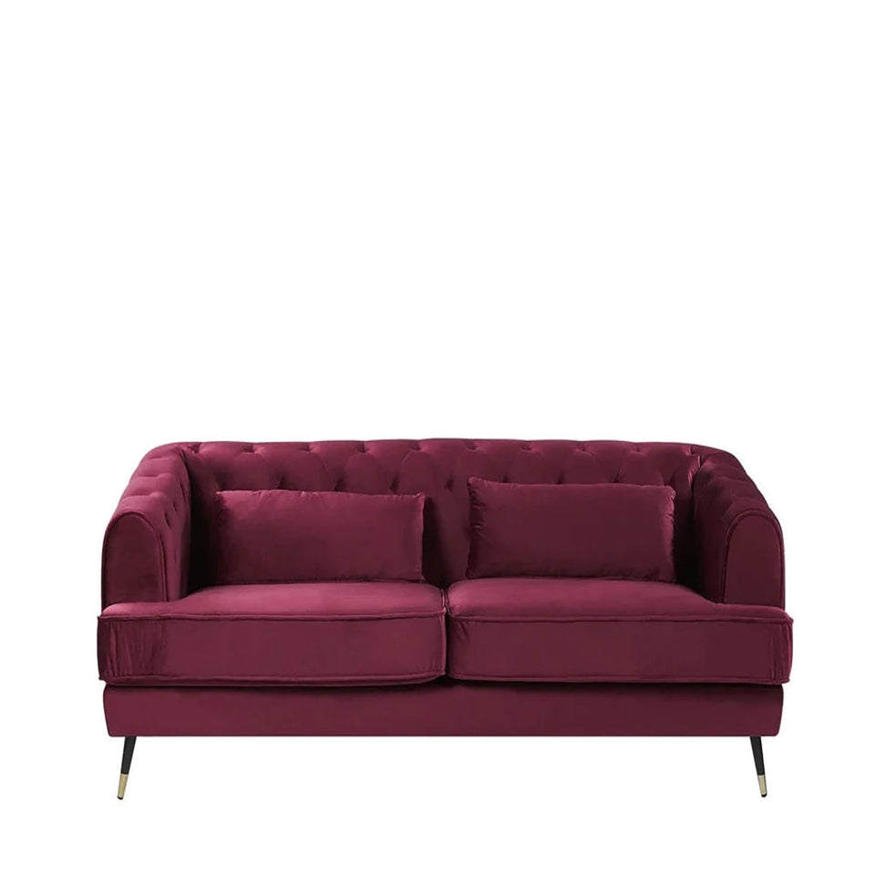 Streamlined 3 Seater Sofa in pink colour