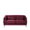 Streamlined 3 Seater Sofa in pink colour